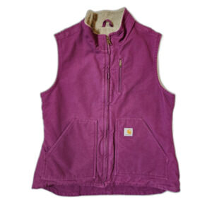Carhartt Women’s Lined Vest Medium Purple